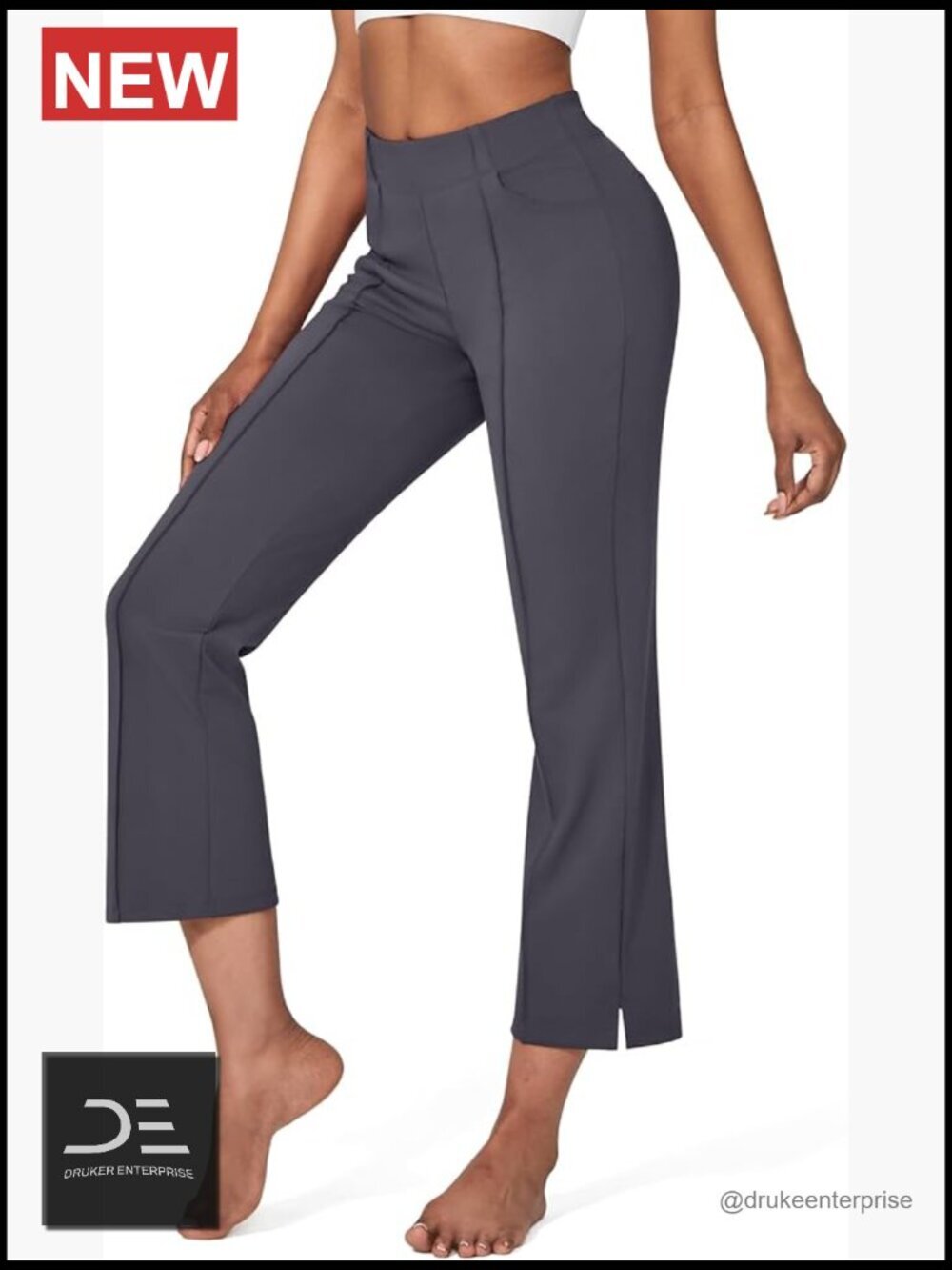 Flare Yoga Pants with Pockets, 4-Way Stretch, Bootcut Ankle, 3 Inseam Versions